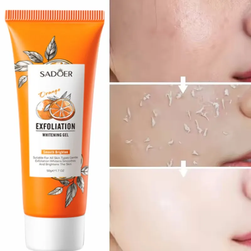 Ceramide Moisturizer - Оранжевый отшелушивающий гель-пилинг, скраб для лица,