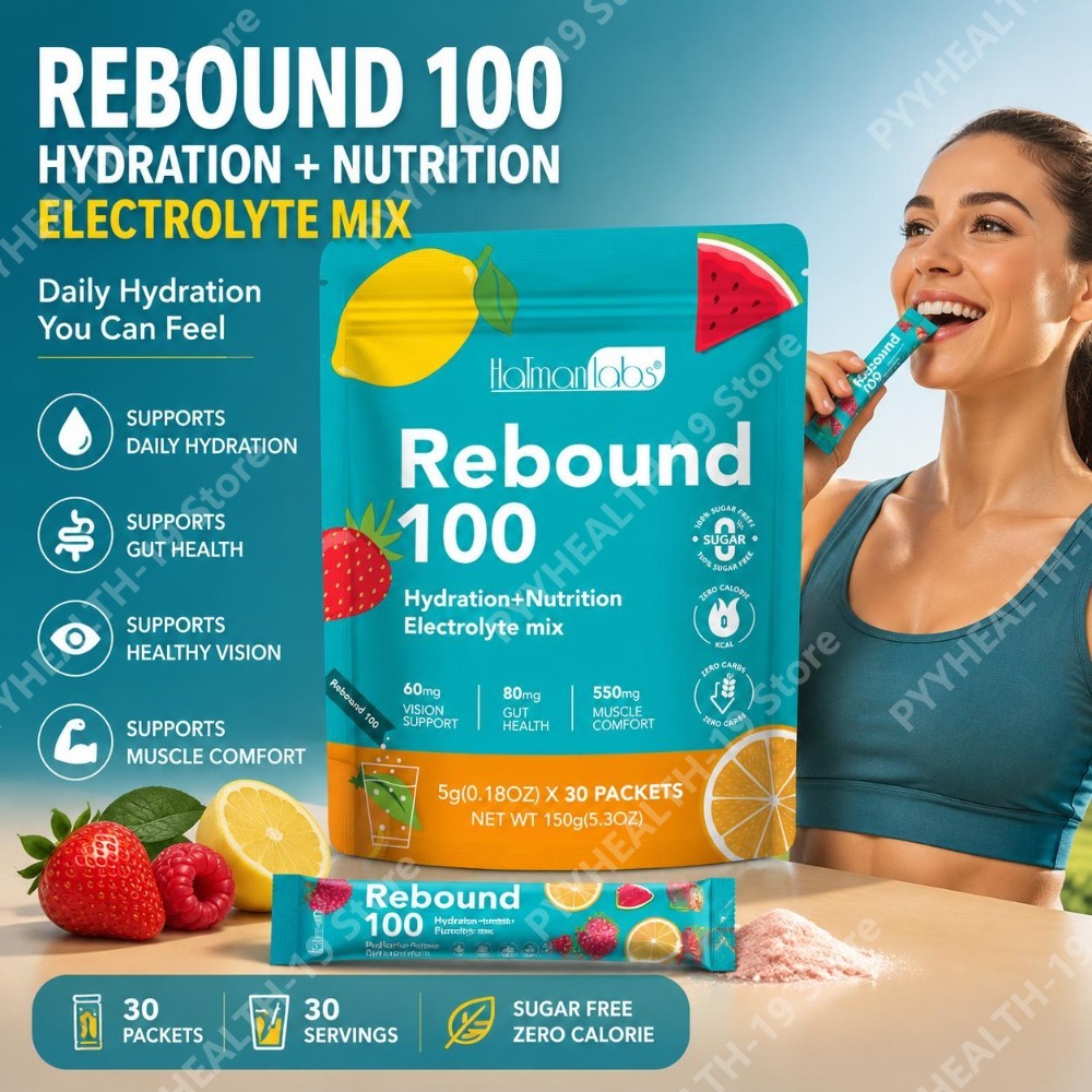 Vitamin C Powder - Порошковые пакетики с электролитами HalmanLabs Rebound