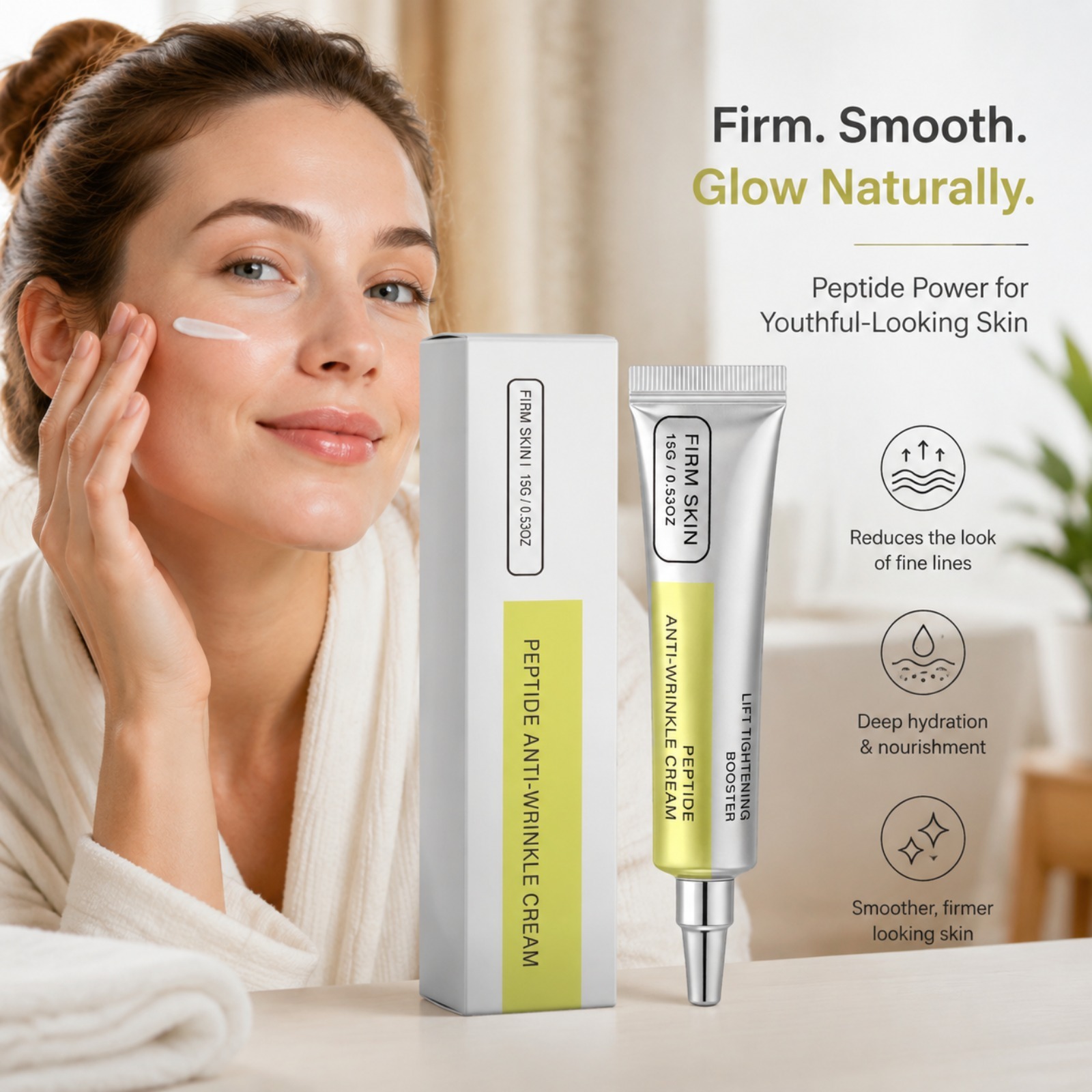 Пептидный крем для лица с рети – обзор и цена Skincare Skintific