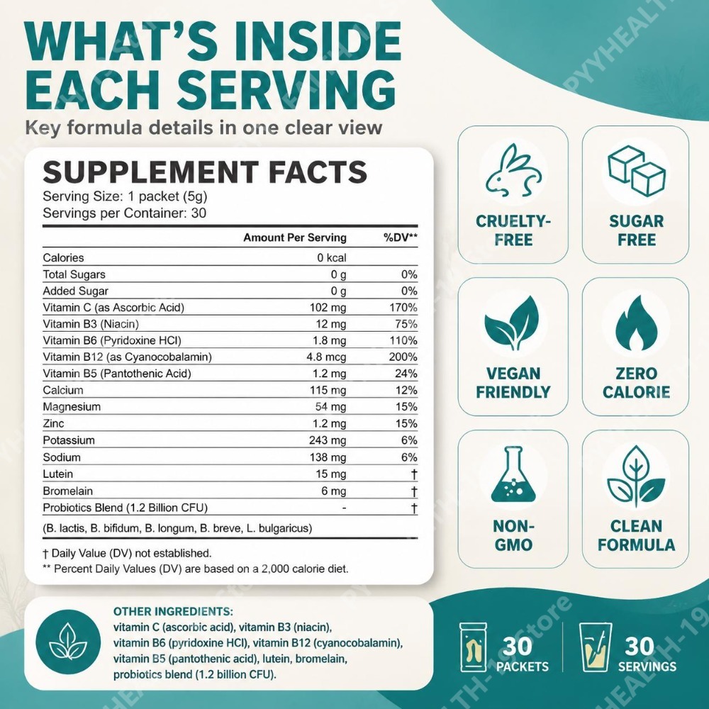 Порошковые пакетики с электрол – обзор и цена Vitamin C Powder